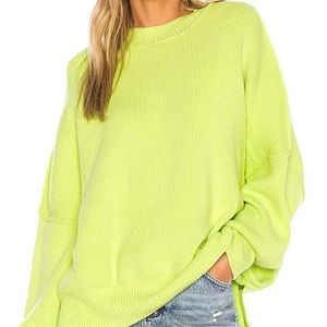 Free People Easy Street Tunic Lime